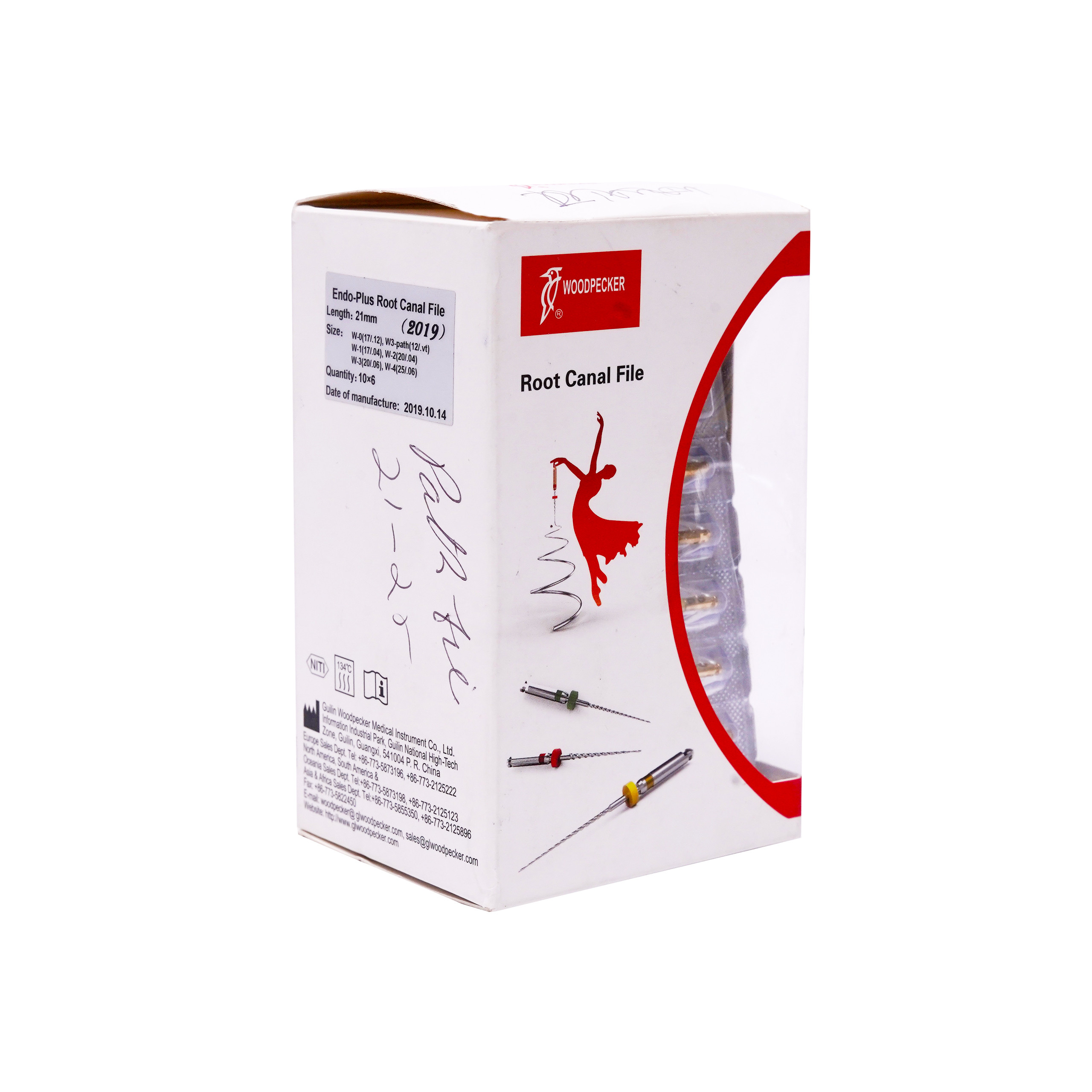 Woodpecker NITI Root Canal Endo File 21mm Rotary Endo File